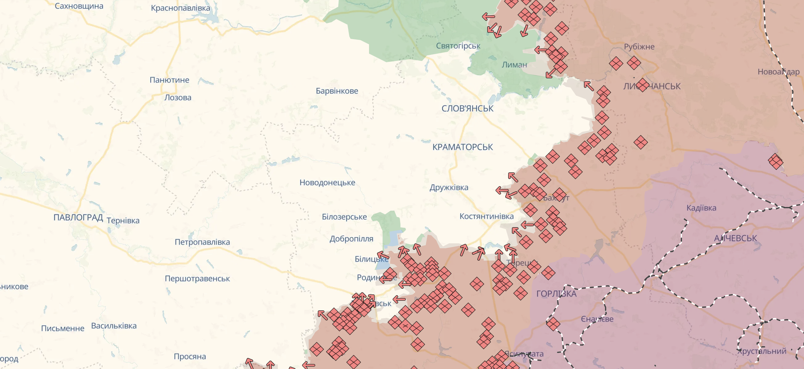 Ориентировочная карта боевых действий по состоянию на 3 ноября в 22:38 / DeepStateMap Ориентировочная карта боевых действий по состоянию на 3 ноября в 22:38 / DeepStateMap